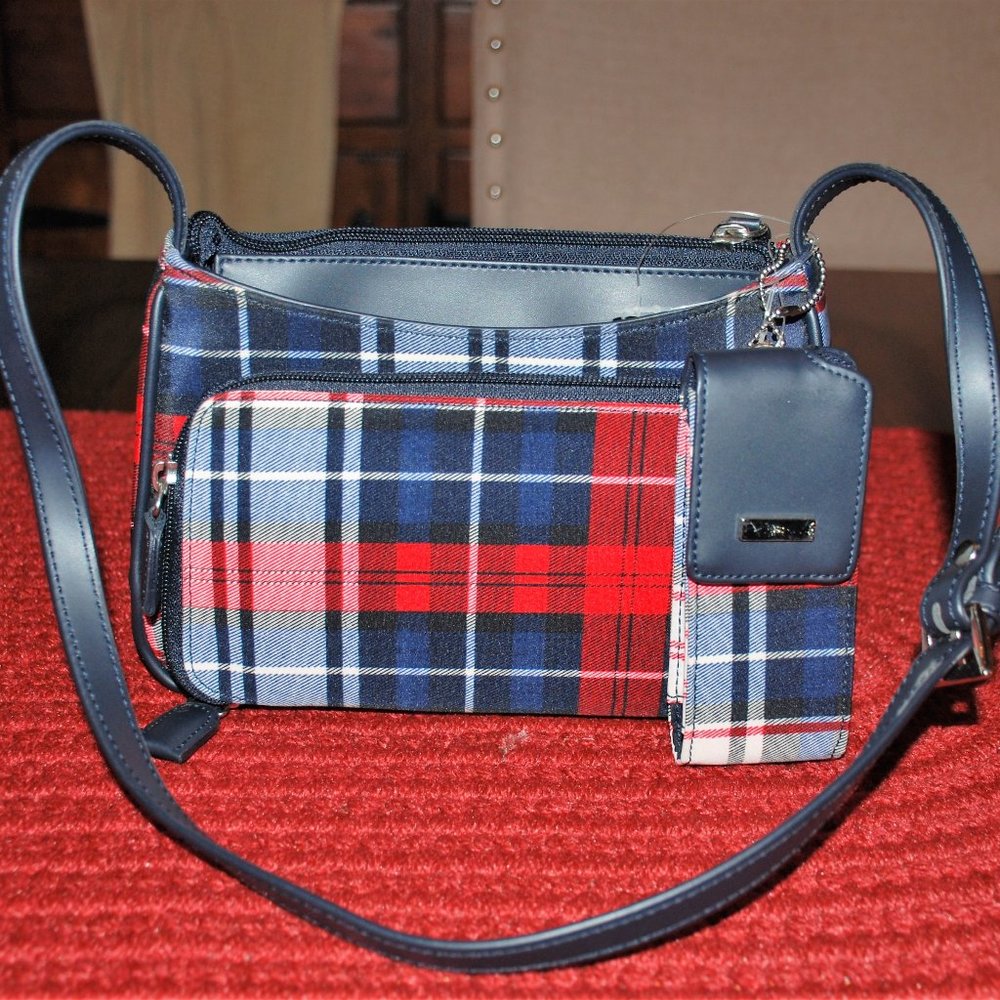 New Plaid Fabric St John's Bay Purse